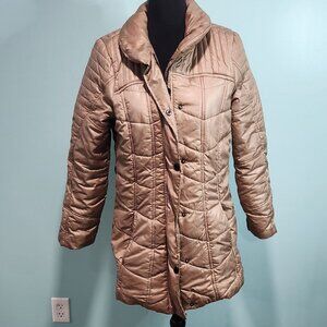 Urban Republic Camel Quilted Coat Size Small
Lot M